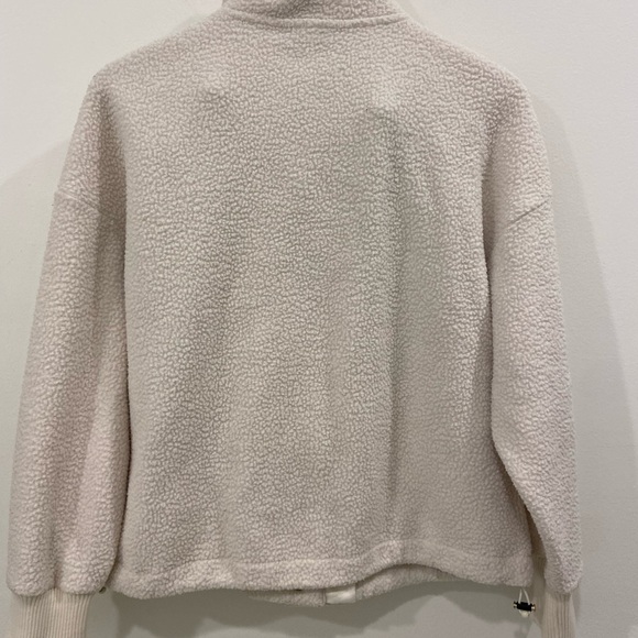 Varley Mayland Cream Fleece Jacket - Picture 5 of 9